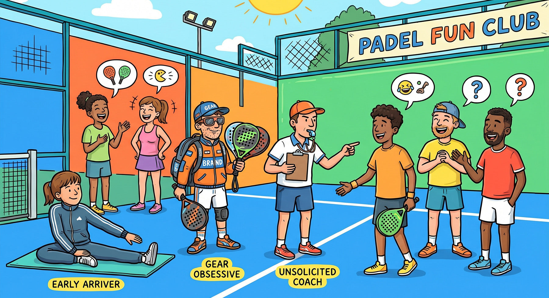 The 7 Types of Player You Meet on a Padel Court