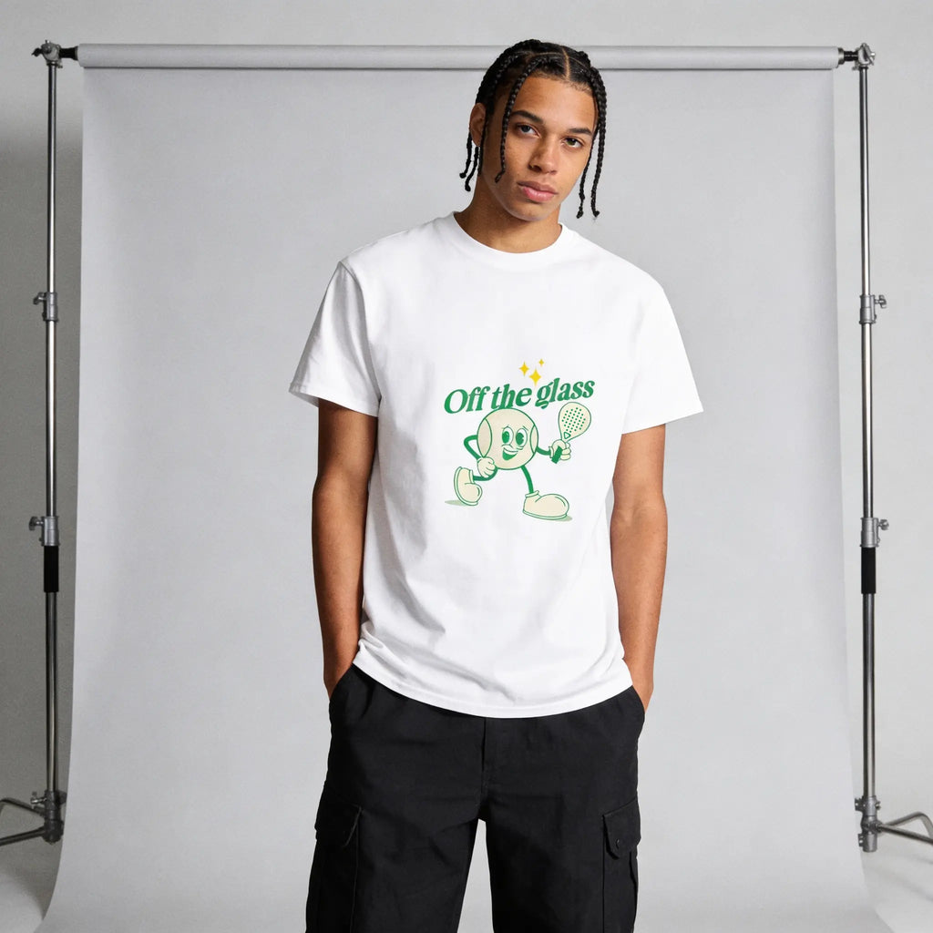 Off the Glass | Heavyweight Unisex Crewneck T-shirt