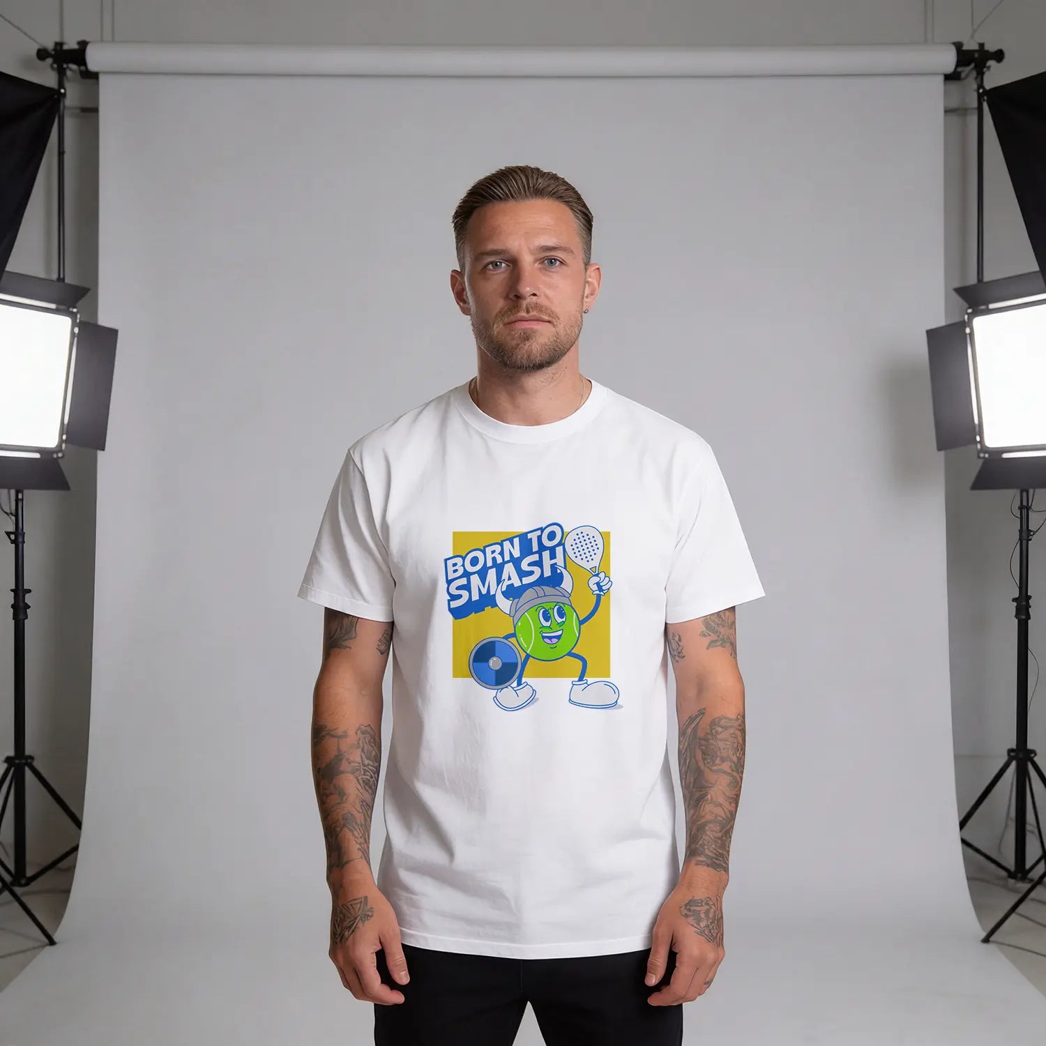 Born to Smash | Heavyweight Unisex Crewneck T-shirt